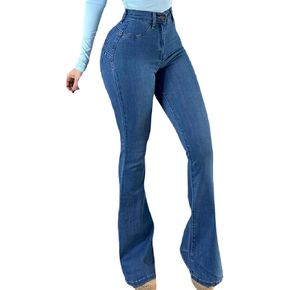 CutieLove Women's Bell Bottom Jeans High Waisted Stretchy Flared Denim Pants