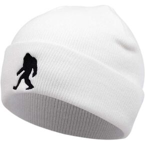 Bigfoot Beanie Hats Winter Warm Sasquatch Funny Knitted Hat