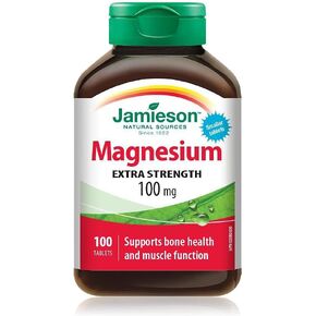 Jamieson Magnesium 100 mg, 100 Tablets