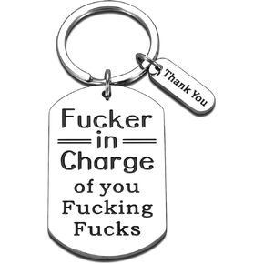 Hilarious Boss Gifts Bosses Gifts for Women Men Halloween Office Gifts Funny Boss Day Boss Birthday Gifts Keychain for Men Mentors Office Gag Gifts Thank You Promotion Appreciation Christmas Gifts