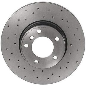 Brembo 09.B337.2X Xtra UV Coated vented drilled Front Brake Rotor BMW/BMW (BRILLIANCE) OE# 34116855006