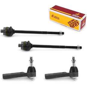Metrix Premium Chassis Parts - 4 PC Inner & Outer Tie Rod End Kit Fits 02-06 Cadillac Escalade, 99-06 Chevrolet Silverado 1500 4WD, 00-06 GMC Yukon, Replacement ES3488, ES3493T, Made in Europe