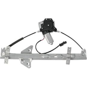 New 1pc Rear Passenger (Right) Side Power Window Regulator With Motor Assembly Compatible with 98-03 Durango 00-04 Quad Cab (Crew Cab) With 4 Full Size Doors Only