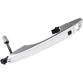 Exterior Door Handle for Hyundai Tucson 2016 2017 2018 2019, Replaces 82651D3710 82651-D3710, with Sensor and Smart Keyless Entry System, Chrome, for Front Left Drive Side