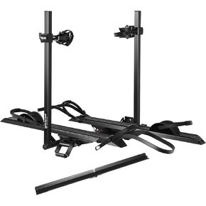 Young E-Bike Rack Hitch Mount Platform Style for Cars Trucks SUVs Minivans RV, fits E-Bike with Up to 5-inch Fat Tire, 200 lbs Capacity, Anti-falloff 360° Swirl Structure