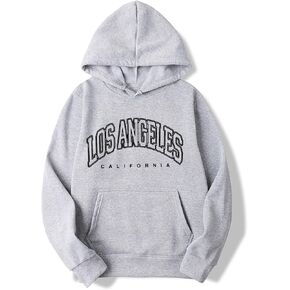 LilyCoco Women's Oversized Hoodies Crewneck Graphic Long Sleeve Sweatshirts