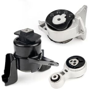 3PCS Engine Motor & Transmission Mount Torque Strut Mount Set Compatible with Ford Fusion 2010-2012 & Mercury Milan 2010-2011 2.5L Automatic Transmission Replace# 9E5Z6038F 9E5Z6038H