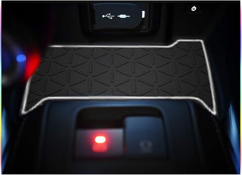 SKTU for 2021 2022 2023 2024 Toyota Venza Door Slot Mat Venza XU80 Non-Slip Interior Door Groove Gate Pad Fit 2023 2024 Toyota Venza Second Generation Door Compartment Cup Center Console Liners(White) in Kuwait