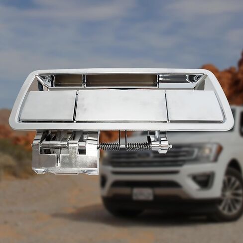 Rldym مقبض الباب الخلفي مقبض مزلاج خارجي مع فتحة الكاميرا الخلفية 90606-ZZ90E لـ 2004-2015 Nissan Armada، OE# 90606-ZQ78A، 90606-7S078، 90606-7S018 (90606-ZZ90E Chrome) in Saudi Arabia