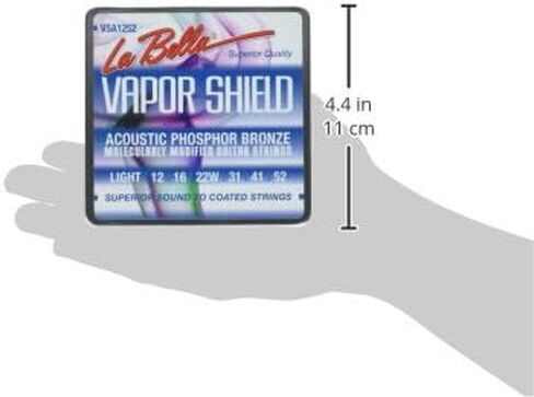 La Bella VSA1050 Vapor Shield أوتار جيتار صوتي خفيفة للغاية in Saudi Arabia