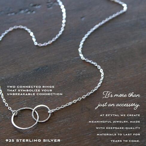 EFYTAL Mom Christmas Gifts from Daughter, Mom Necklace for Women, Mother Daughter Necklace, Gifts for Mom from Daughter, Mother Daughter Gift, Mothers Necklace, Daughter Jewelry in Saudi Arabia