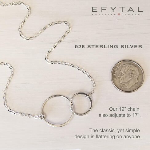 EFYTAL Mom Christmas Gifts from Daughter, Mom Necklace for Women, Mother Daughter Necklace, Gifts for Mom from Daughter, Mother Daughter Gift, Mothers Necklace, Daughter Jewelry in Saudi Arabia