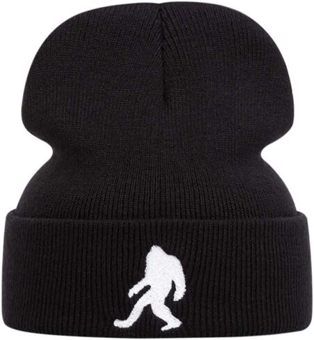 Bigfoot Beanie Hats Winter Warm Sasquatch Funny Knitted Hat in Saudi Arabia