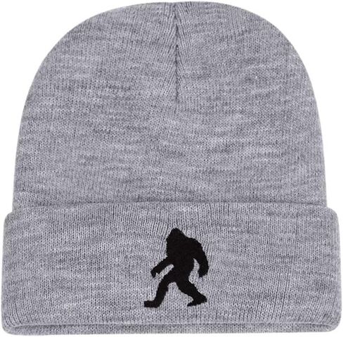 Bigfoot Beanie Hats Winter Warm Sasquatch Funny Knitted Hat in Saudi Arabia