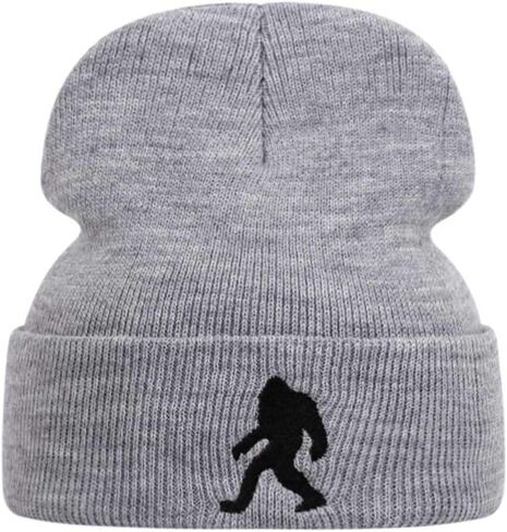 Bigfoot Beanie Hats Winter Warm Sasquatch Funny Knitted Hat in Saudi Arabia