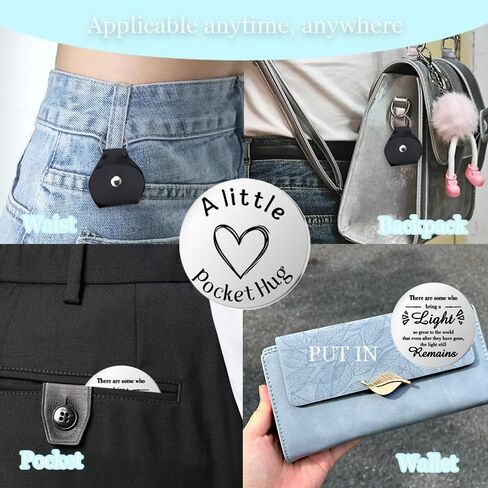 Pocket Hug Token for Women Mom Friend Birthday gifts for Her Him Long Distance Gifts for Men Dad Son Inspirational Keychain in Saudi Arabia