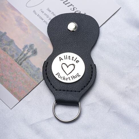 Pocket Hug Token for Women Mom Friend Birthday gifts for Her Him Long Distance Gifts for Men Dad Son Inspirational Keychain in Saudi Arabia