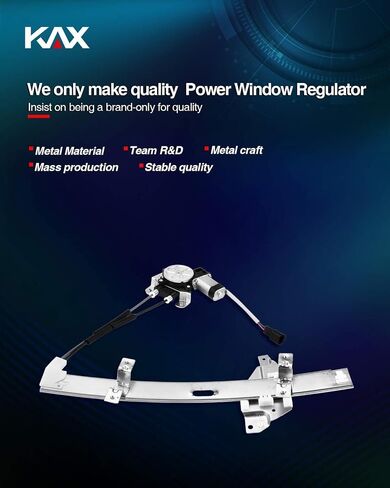 KAX 741-637 Power Window Motor and Regulator Assembly Front Left Driver Side Original Equipment Replacement Compatible with Century 1997-2005, Regal 1997-2004, Intrigue 1998-2002 in Saudi Arabia