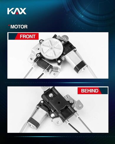 KAX 741-637 Power Window Motor and Regulator Assembly Front Left Driver Side Original Equipment Replacement Compatible with Century 1997-2005, Regal 1997-2004, Intrigue 1998-2002 in Saudi Arabia