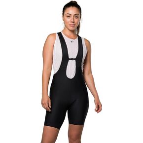 PEARL IZUMI Women's 8.5" Attack Bib Shorts, Reflective Elements with Silicone Gripper & Levitate Plus Chamois Pad