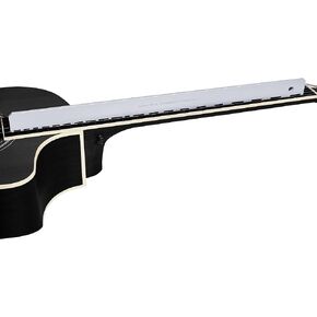Muzikion 4mm Thick Guitar Neck Notched Straight Edge, Professional Guitar Neck Maintenance Setup Tool, Luthiers Repair Tool for Gibson 24.75" Fender 25.5" and Most of Guitar Fretboard and Frets