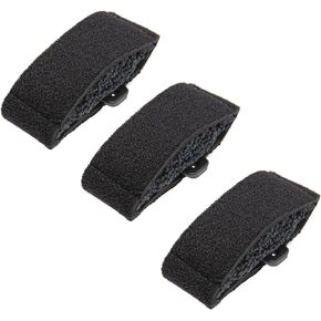 3Pcs Yootones Guitar String Mute Dampener Compatible with Electric Acoustic Guitar Bass Musical Instruments Accessory(Black)