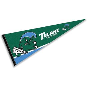 Tulane Green Wave Pennant Full Size Felt