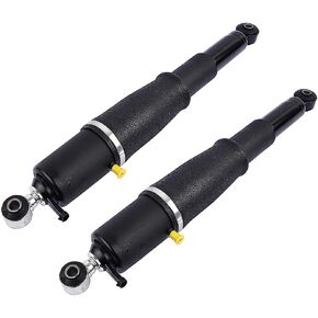 TEKKOAUTO Pair Rear Air Ride Suspension Shocks Replacement for Cadillac Escalade GMC Yukon XL Chevy Avalanche 1500 Suburban 1500 Tahoe 1500 2000-2014 25979391 25979394