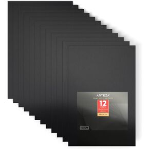 Arteza White Foam Board, 12-Pack, 20 x 30 x 0.2 inches, Smooth Double Sided Craft Foam Sheet, Art Supplies for School and Office Projects and Presentations