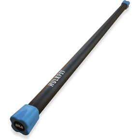 HulkFit Total Body Workout Weighted Exercise Bar Exercise Equipment for Mobility and Strength Training Squats, Lunges, Bench Press, and Deadlifts - Multiple Weights and Multicolor