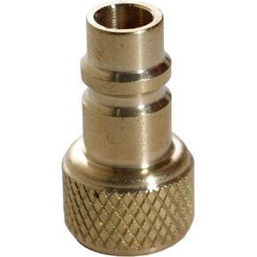 Robinair 16301 Low Side Tank Adapter - 1/2 Acme Female X Low Side R-134A Male Coupler, Gold