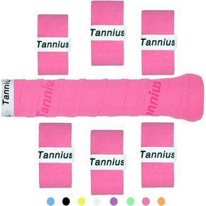 Tennis Racket Grip Tape, (6 or 9 Pack) Dry Feel Tennis Grips, Absorbent and Enhanced Tennis Racquet Overgrip