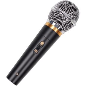 Dynamic Vocal Microphone for Karaoke Speaker,Wired Handheld Mic with On and Off Switch and 13ft Detachable Cable