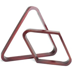 Mahogany Stain Triangle and Diamond Billiard Ball Racks in Kuwait