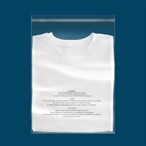 iMailer - 1000 Pcs - 9" x 12", Suffocation Warning Self Seal Clear Plastic Poly Bags 1.6 Mil for A4, Letter Sized Documents, Marketing Materials, Clothes-Permanent Glue
