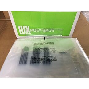 100 19x24 Self Seal Suffocation Warning Clear Poly Bags 1.5 mil