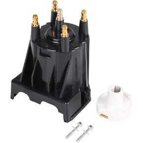 Distributor Cap and Ignition Rotor Kit Replacement for 3.0L 4cyl MerCruiser Engines Made by General Motors with Delco EST Ignition Systems - Replace 811635Q2, 18-5280 - Delco 4 Cylinder Tune Up Kit