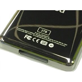 Stainless Steel Metal Back Housing Cover Case Repair Replacement for iPod Classic 6/7th Video 5/5.5th Thin (160G)