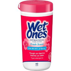 Wet Ones Sensitive Skin Hand Wipes: 40 Count Canister