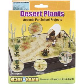 Woodland Scenics SP4124 Desert Plants Diorama Kit