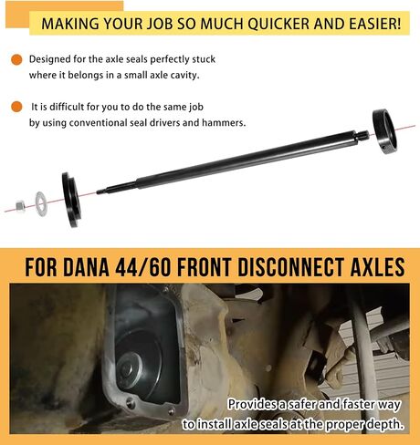 5041 Front Axle Seal Installer for Ford, Chevy, Jeep, Dodge with Dana 44/60 Front Disconnect Axles,5041 Axle Seal Installer and Adapter in Saudi Arabia