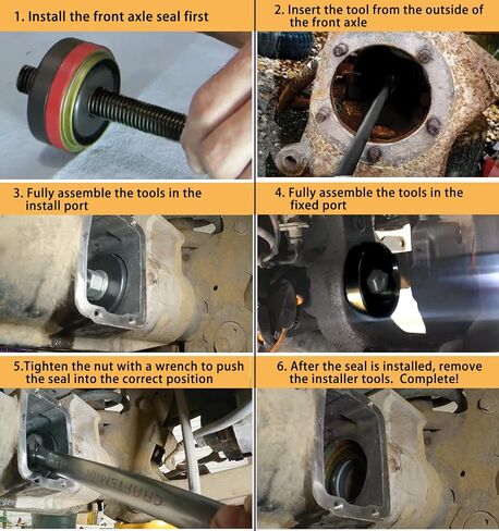5041 Front Axle Seal Installer for Ford, Chevy, Jeep, Dodge with Dana 44/60 Front Disconnect Axles,5041 Axle Seal Installer and Adapter in Saudi Arabia