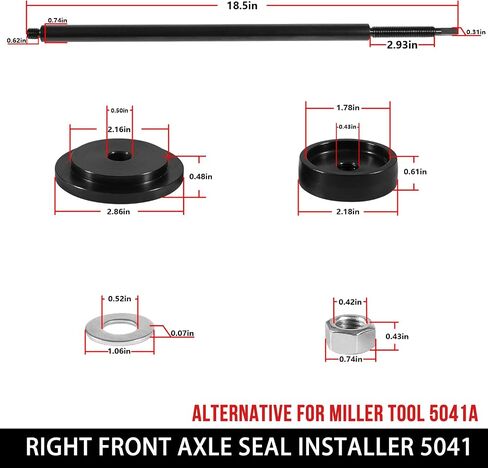5041 Front Axle Seal Installer for Ford, Chevy, Jeep, Dodge with Dana 44/60 Front Disconnect Axles,5041 Axle Seal Installer and Adapter in Saudi Arabia