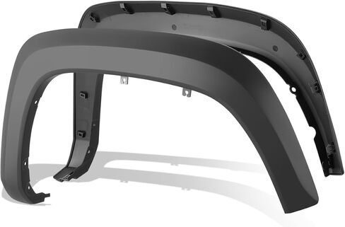 DNA MOTORING Factory Style Wheel Fender Flares Compatible with 2016-2023 Toyota Tacoma, Matte Black, WF-81024-BK in Saudi Arabia