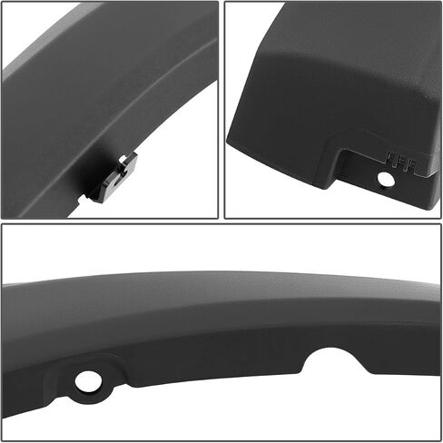 DNA MOTORING Factory Style Wheel Fender Flares Compatible with 2016-2023 Toyota Tacoma, Matte Black, WF-81024-BK in Saudi Arabia