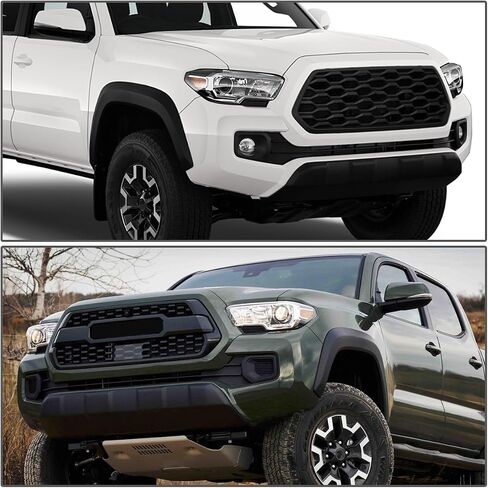DNA MOTORING Factory Style Wheel Fender Flares Compatible with 2016-2023 Toyota Tacoma, Matte Black, WF-81024-BK in Saudi Arabia