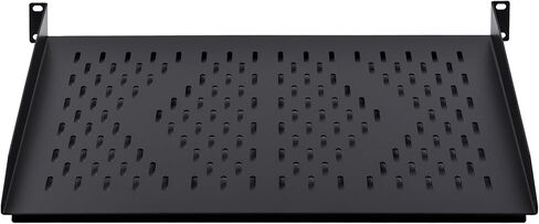 RackPath 1U Cantilever Universal Rack Shelf - 14in Deep – Rackmount Shelf for 19’’ AV/Network Equipment Racks – 55lbs Capacity - 2Pack in Kuwait