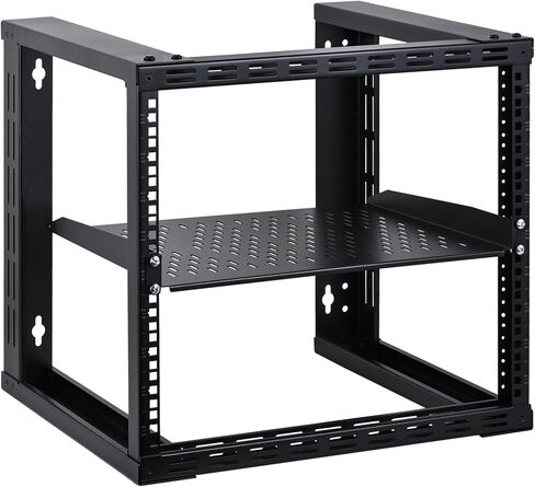 RackPath 1U Cantilever Universal Rack Shelf - 14in Deep – Rackmount Shelf for 19’’ AV/Network Equipment Racks – 55lbs Capacity - 2Pack in Kuwait