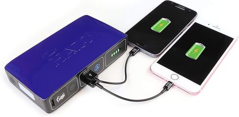 HALO Bolt Compact Portable - Car Battery Jump Starter with 2 USB Ports to Charger Devices, Portable - Rose Gold & Bolt Mini Jumper Cables for Bolt 57720, HALO Bolt ACDC 58830, HALO Bolt ACDC Wireless in Saudi Arabia