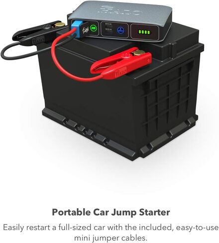 HALO Bolt Compact Portable - Car Battery Jump Starter with 2 USB Ports to Charger Devices, Portable - Rose Gold & Bolt Mini Jumper Cables for Bolt 57720, HALO Bolt ACDC 58830, HALO Bolt ACDC Wireless in Saudi Arabia